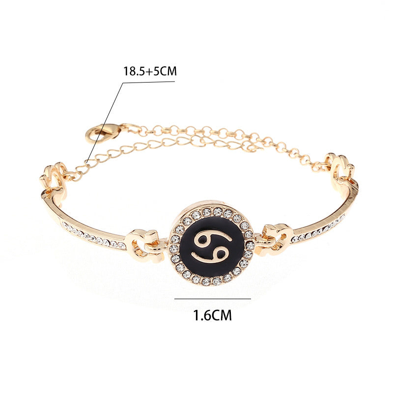 New Korean Style Fashionable Simple 12 Constellation Bracelet fdb563c8 1b6b 45fe a4ce a3e23de0dbef