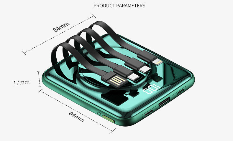 20000mAh Fast Charging Power Bank Mini Portable - 图片 4
