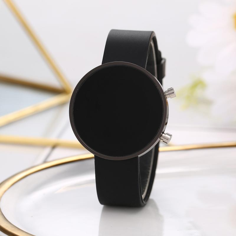 Round LED Cute Fashion Casual Metal Electronic Watch fdc340be 58ca 40c8 8adf a95ceb26cd1a