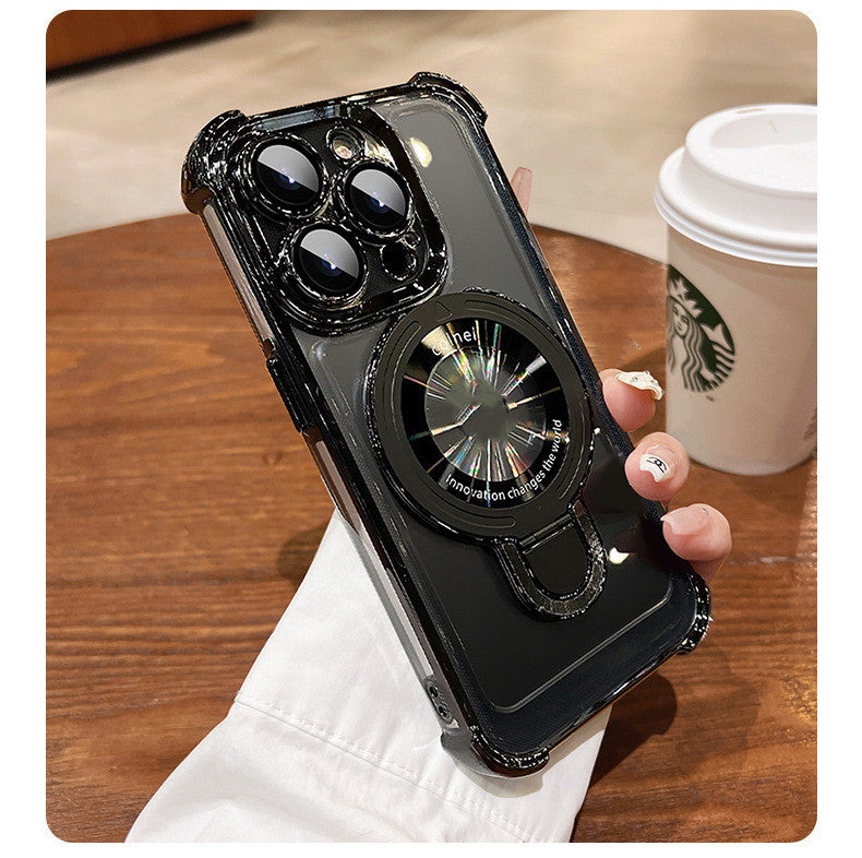 Mobile Phone Case Magnetic Suction Bracket Simple And Transparent fde884ea f66e 4047 8fc7 642ead217959 4cdb6b13 5c0f 420f b02
