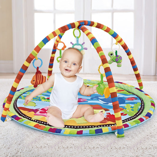 Children's Fitness Rack Game Round Blanket Crawling Floor Mat Toys fdf08915 f2f9 4175 bebb 21fbbf2eafd2
