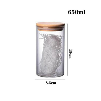 High Borosilicate Glass Tea Cans, Sealed Storage Cans, Transparent Tea Cans, Whole Grains, Candy Cans fdf95790 4d84 4db1 8e94
