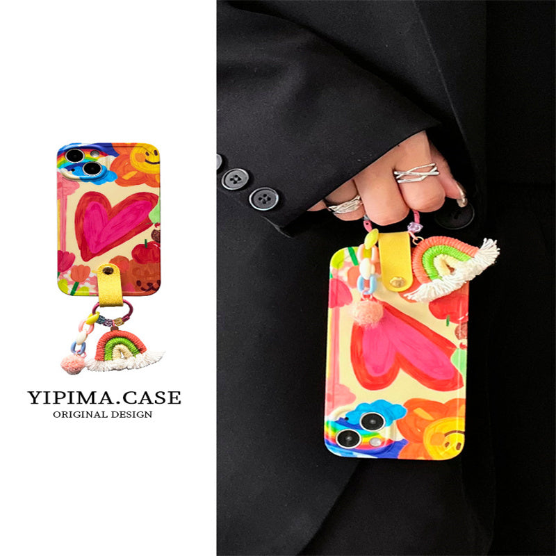 Graffiti Love Rainbow Crossbody New Creative Soft Shell - 图片 8