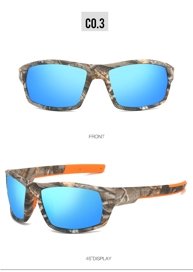 Polarized Box Camouflage Tactical Glasses For Male And Female Cycling Sports