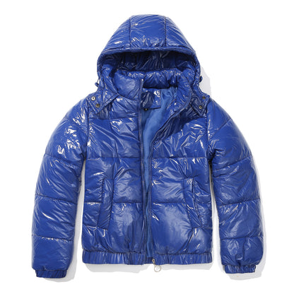 New Fall Winter Hooded Film Splash Proof Jacket Long-sleeved Cotton-padded Coat fe124932 7706 467f b9a4 f060b03f6aaa