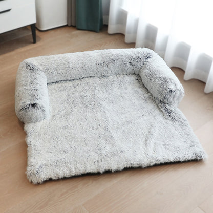 Removable Pet Dog Mat Sofa Dog Bed Soft Pad Blanket Cushion Home Washable Rug Warm Cat Bed Mat For Couches Car Floor Protecto