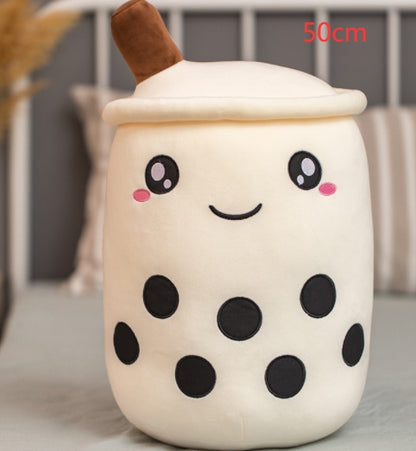 Cute Fruit Drink Plush Stuffed Soft Strawberry Milk Tea Plush Boba Tea Cup Toy Bubble Tea Pillow Cushion Kids Gift fe16ab1e 8