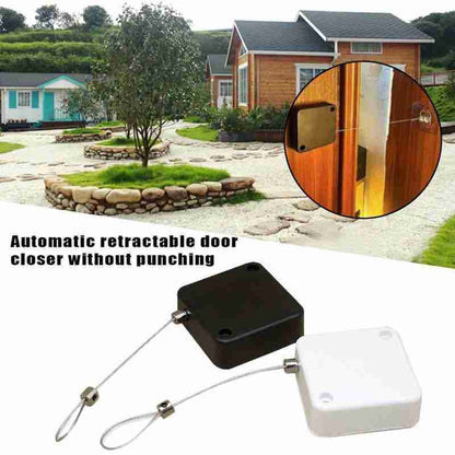 Automatic Door Closer Punch-Free Soft Close Door Closers For Sliding Door Glass Door 500g-1000g Tension Closing Device fe17cb