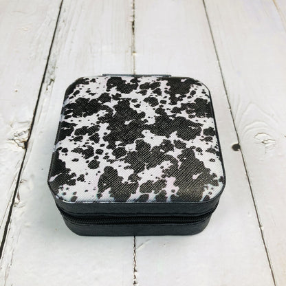 Zipper Printed Jewelry Box Easy To Carry fe1ee5b9 b325 491f 8e5b 4d4c117d9b26