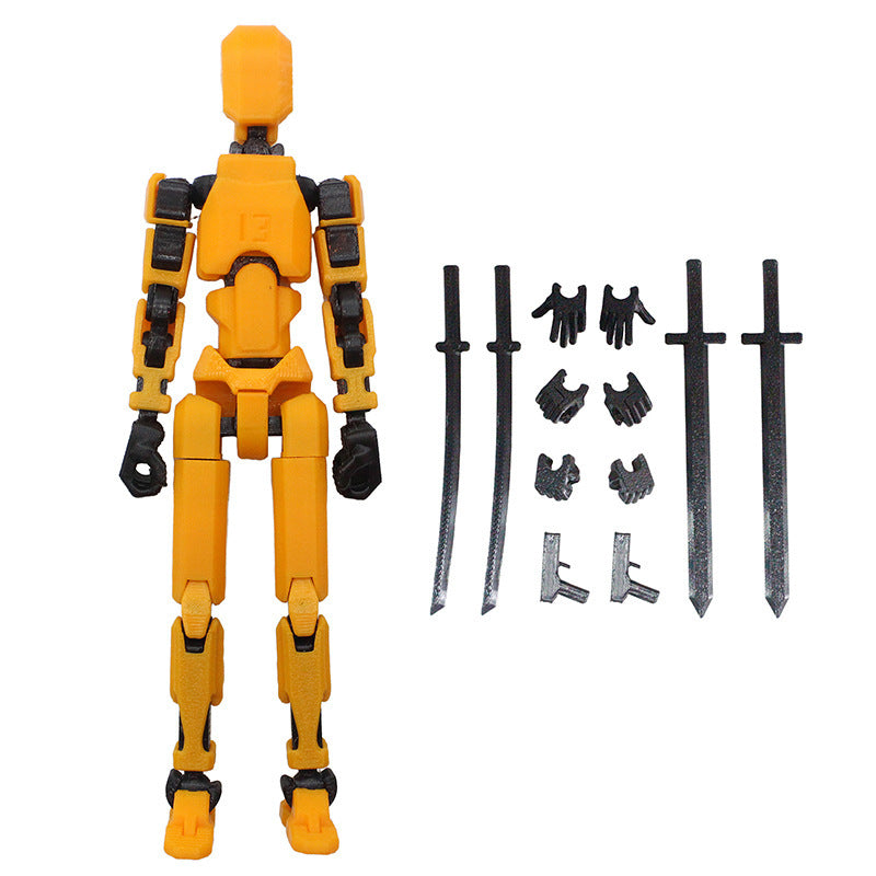 3D Printing More Than Movable Joint Doll Lucky 13 Full Body Movable Robot - HD Wireless Product #10