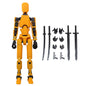 3D Printing More Than Movable Joint Doll Lucky 13 Full Body Movable Robot - HD Wireless Product #14