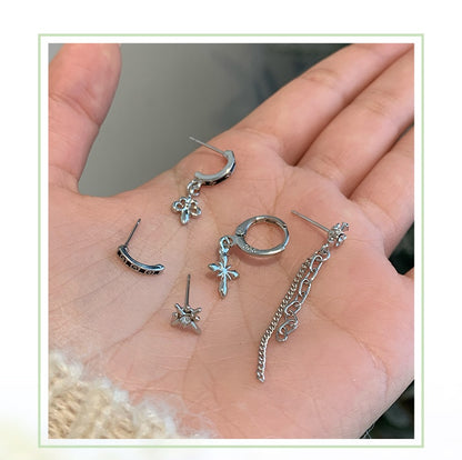 Minimalist Personality Love Butterfly Ear Clip Suit Female