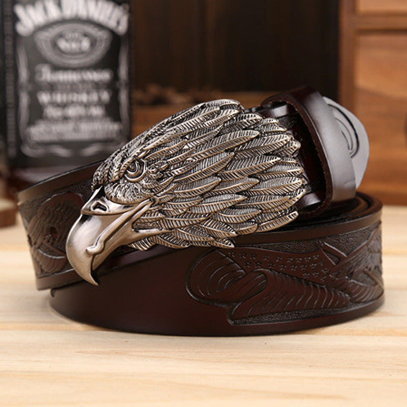 Men's Fashion Eagle Leather Belt fe3b3c8f 9749 43d4 b5f4 820885526631