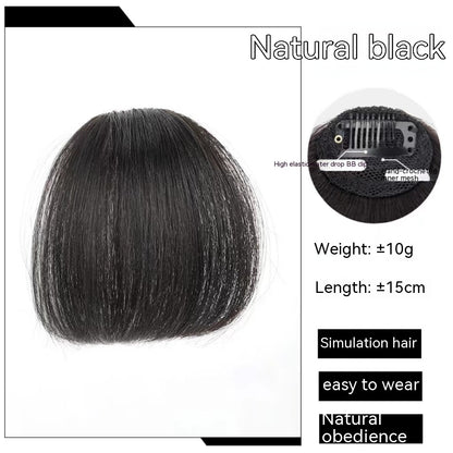 Natural Forehead Artificial Hair Straight Bangs Wig Set Seamless Invisible Wig Set fe506250 58a9 478a bcbe 6418cd09f51b trans