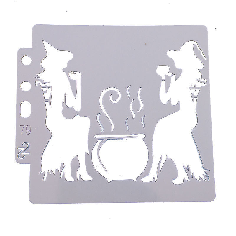 Halloween DIY Pre-drawing Decorative Border Ruler Hollow Spray Template fe647426 ab37 47c7 ba32 b27dbe748ba9