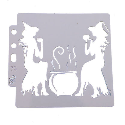 Halloween DIY Pre-drawing Decorative Border Ruler Hollow Spray Template fe647426 ab37 47c7 ba32 b27dbe748ba9