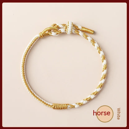 DIY Zodiac Year Red Rope Peach Knot Bracelet fe7a42bf 45d2 44d6 b46c 130b386f218a trans