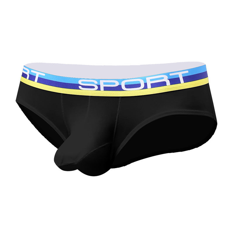 Sexy Three-dimensional Bullet Separation Bag Men's Underwear Panties Nylon Breathable Elastic Ice Silk Fabric fec33cf6 65ac 4