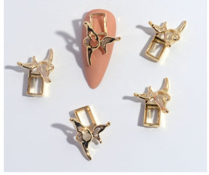 Nail Ornament Zircon Flower Tassel Chain fec8b28a 09c3 43c4 b177 186105cae53a