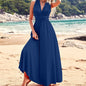 Multiple Wear Multi-rope Cross Strap Backless Sexy Dress