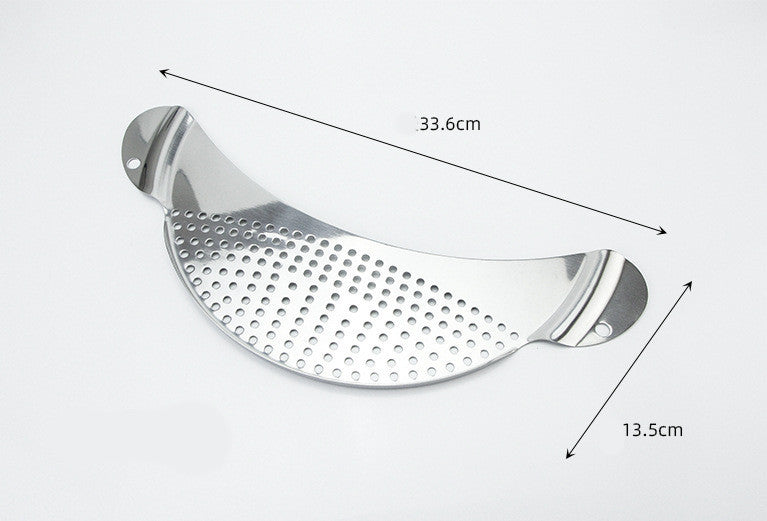 Stainless Steel Moon Shape Drainer Kitchen Tools fed0ed02 b57f 46eb 8c0a d3703bbfb78a