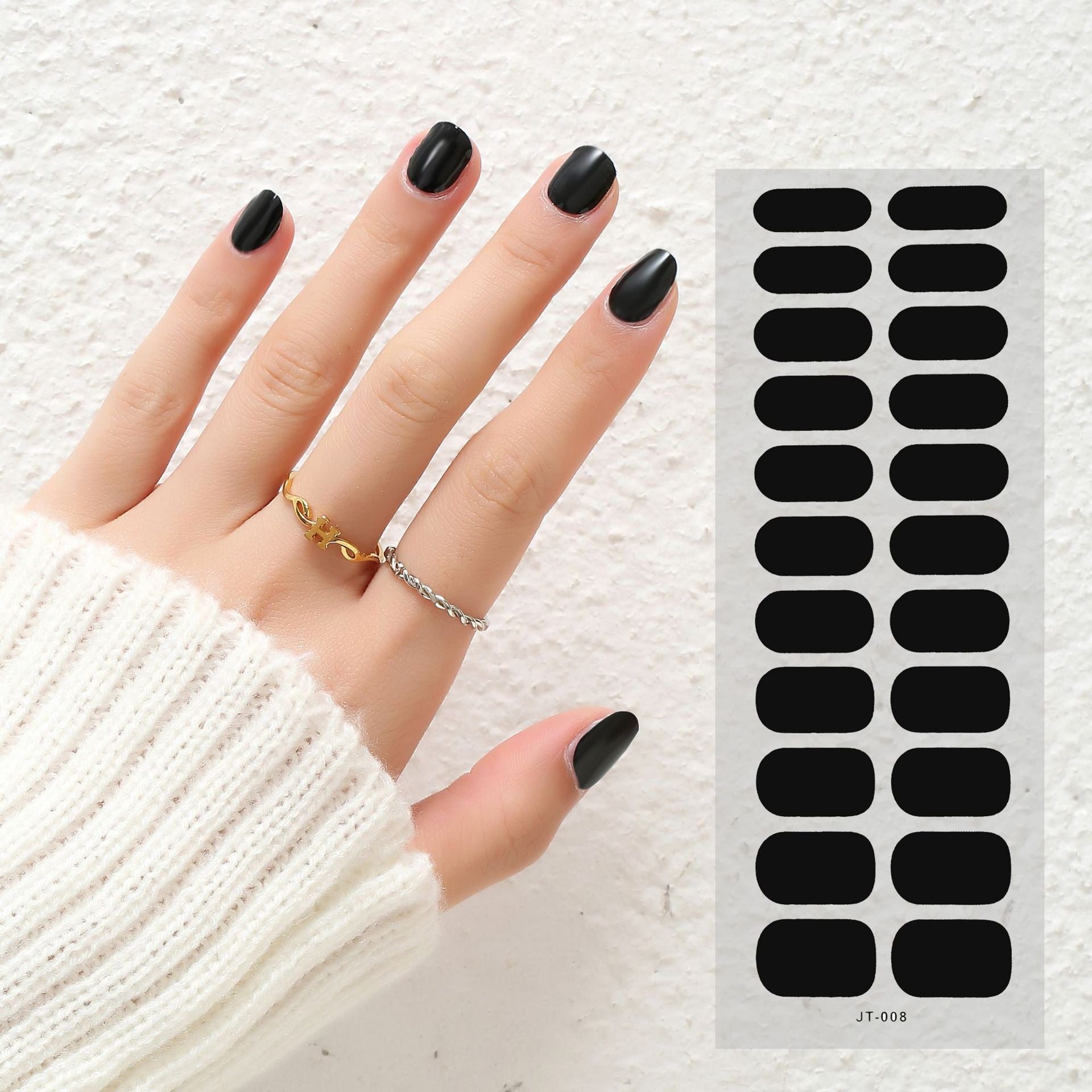 Thermal Semi-curing Nail Beauty Full Stickers Phototherapy Gel fed18341 db07 4a98 b304 49310922878d