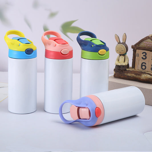 Stainless Steel Children's Straw Cup Sublimation Insulation Sippy Cup fedf9815 d227 462f 90ea ea0fbc87f2d4