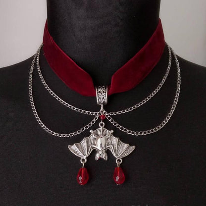 Red Velvet Necklace Clavicle Chain Bat Beads fee8f8c0 439a 433a aa0d 9d83cd6e8c7b