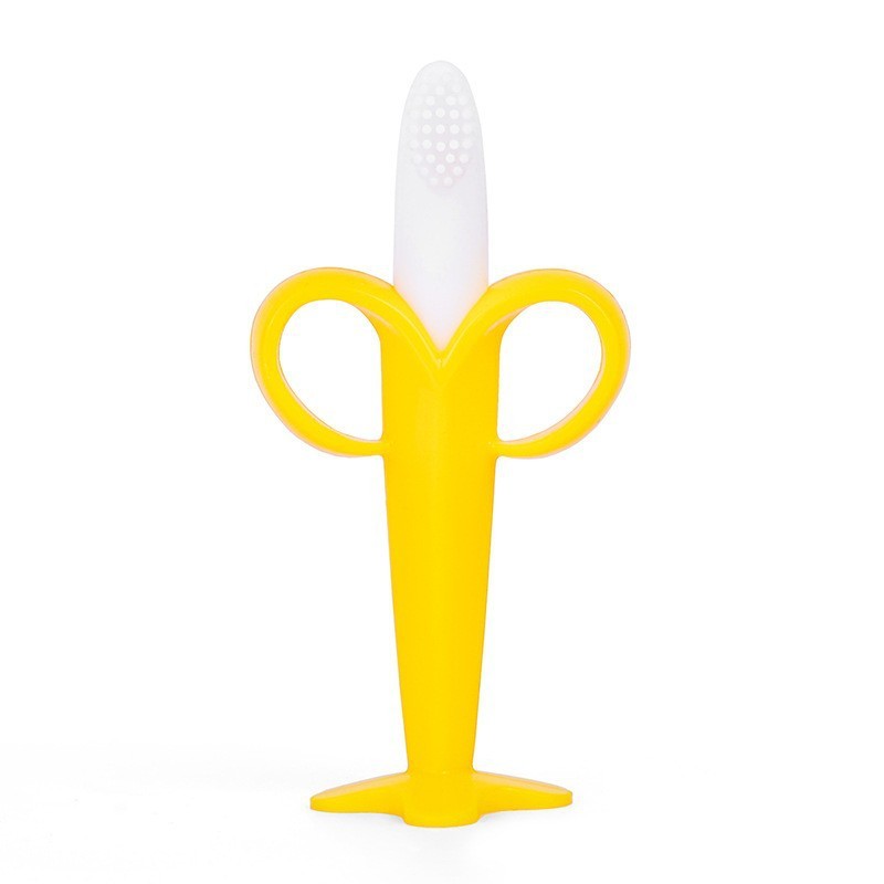 Wholesale Three-dimensional Banana Teether Baby Teething Stick Baby Nipple Molar Teether Banana Toothbrush ff0bc9dc 0b97 48fe