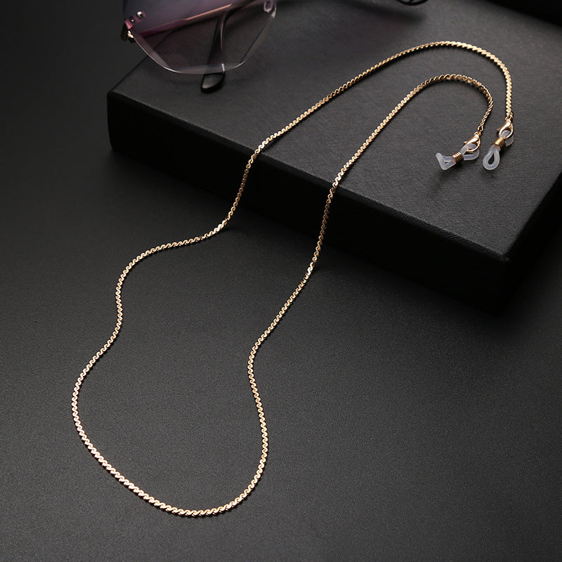 Simple Monochrome Glasses Chain Retro Personality ff14fe7c 84e0 46eb 90a0 1b17bd959853