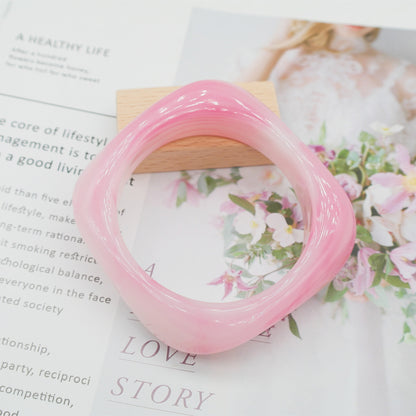 Marbling Acrylic Bracelet Shaped Irregular Square ff173c5c 4620 47e8 a3a5 e75d39dca3b7