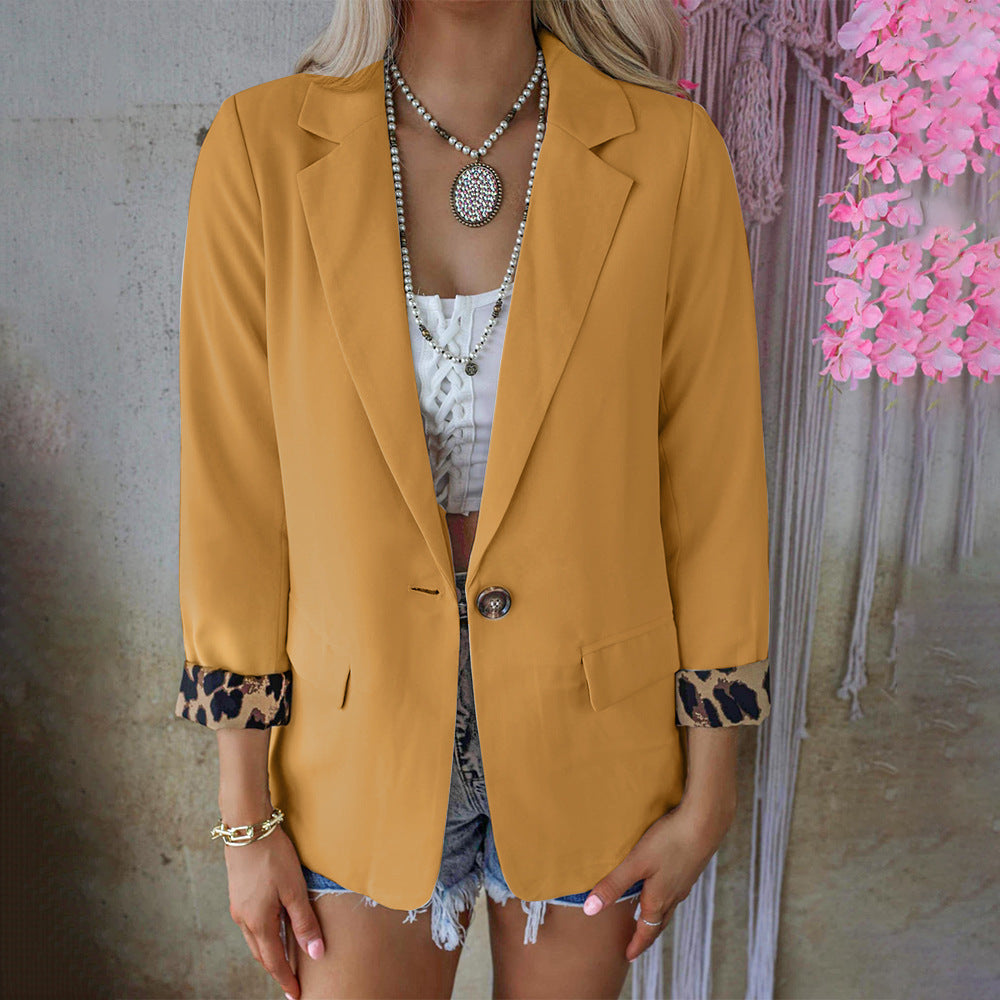 Long Sleeved Cardigan Casual Suit Coat Women ff231df5 ecb0 4f45 809e 1d49ce1113d5