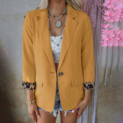 Long Sleeved Cardigan Casual Suit Coat Women ff231df5 ecb0 4f45 809e 1d49ce1113d5