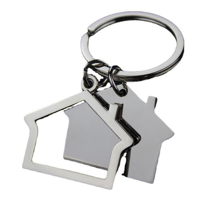 Creative Real Estate Opening Gift Double-sided Laser Sculpture House Keychain ff26e6db 9b0c 4713 a547 9b65810229ba