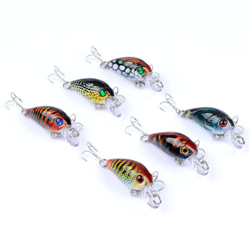 Micro-object 4.5CM Slow Noise Plastic Fake Bait Bass And Mandarin Fish Hard Bait ff47ed5e 7acc 43f8 8943 ac6d38fb46f8