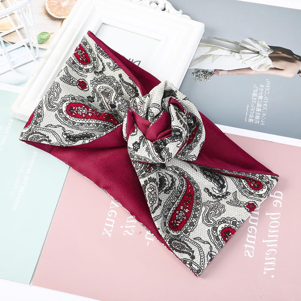 Retro Printed Cross Hair Band ff7f7869 543d 43e8 87e5 711d8bf06916