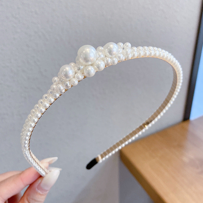 Sen Simple Pearl Thin Headband Hair Accessories Headband ff9b42ca 3bd3 4901 867e e80d13d298bc