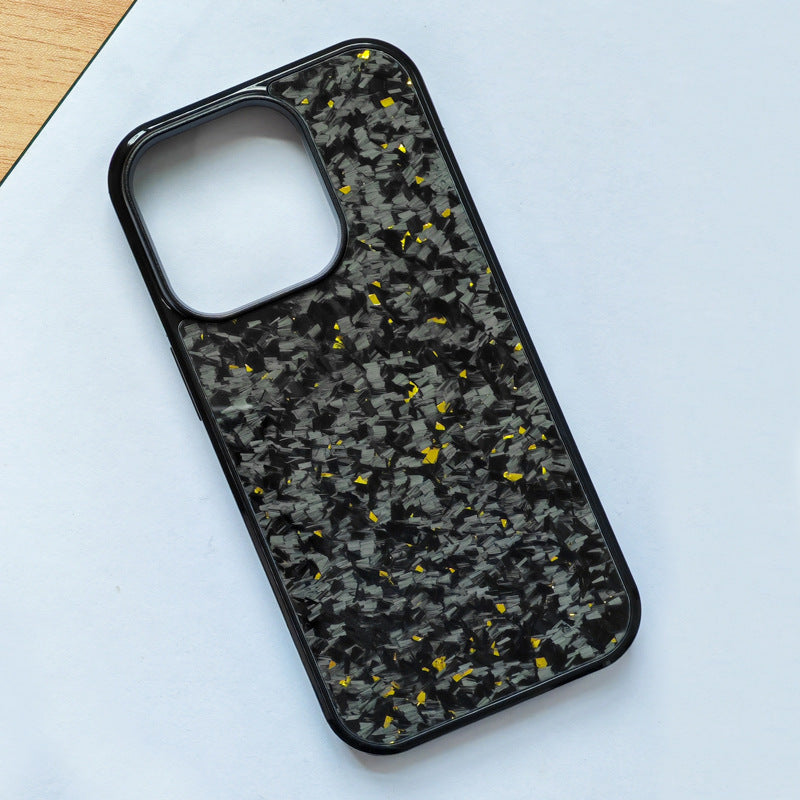 Gold Foil Carbon Fiber Forged Grain Phone Case ffa379a6 cdd8 42cf a1ce 89b5fde3c486