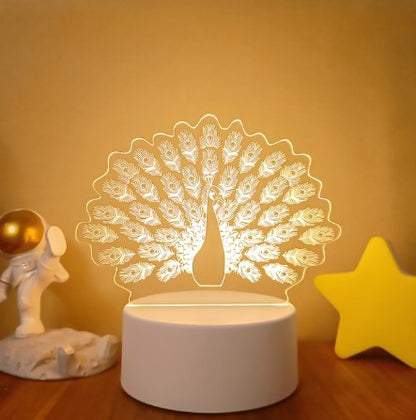 3D Lights Colorful Touch Remote Control LED Visual Lights - HD Wireless Product #27