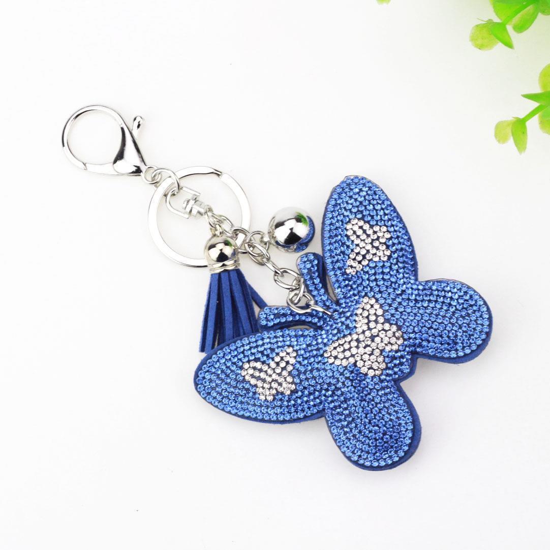 Home Fashion Simple Two-color Butterfly Shape Flannel Hot Drilling Handbag Pendant ffbaca95 4bc3 49d5 8cc2 5508d012298d