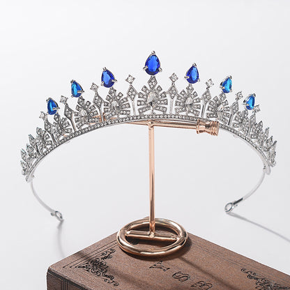 Simple Rhinestone Silver Headband Crown ffd21289 02c4 47d7 b77d eb41572f86a1