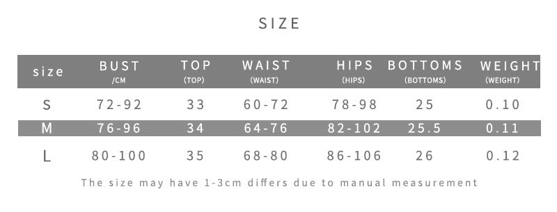 Ladies New Fashion Personality Bikini Suit