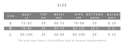 Ladies New Fashion Personality Bikini Suit
